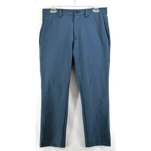 Theory Mens Dress Pants 32x25 Blue Solid